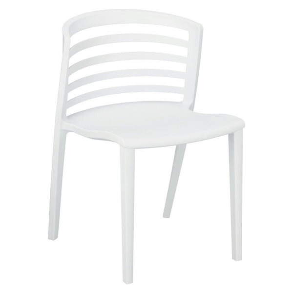Jedálenská stolička Monia biela