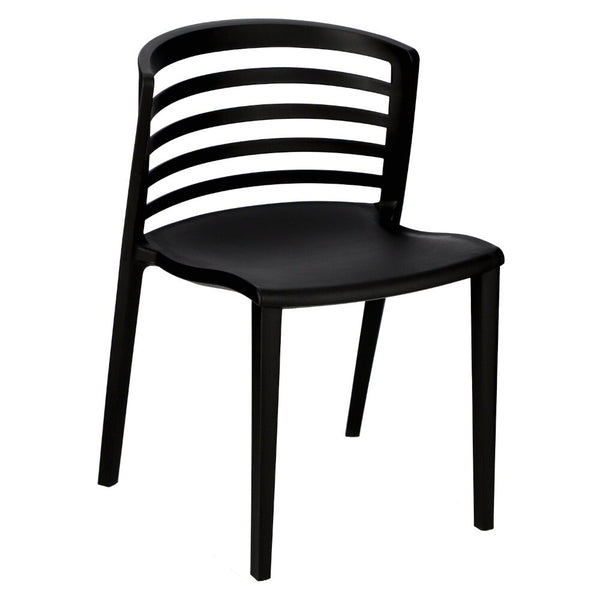 Jedálenská stolička Monia čierna