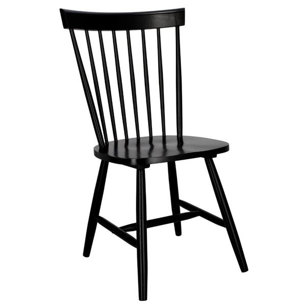 Jedálenská stolička Tulia čierna