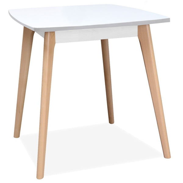Jedálenský stôl Endever 85x76x85 cm (biela