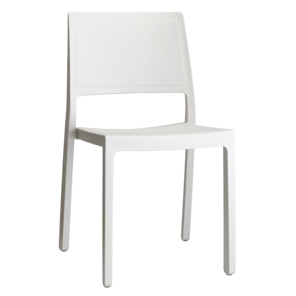 Plastová jedálenská stolička Kalma biela