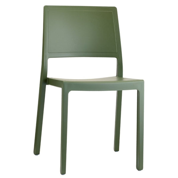 Plastová jedálenská stolička Kalma zelená