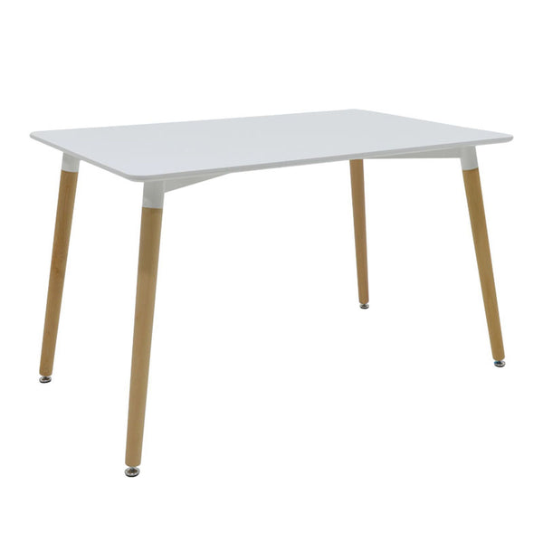 Jedálenský stôl Naxos 120x75x80 cm (biela