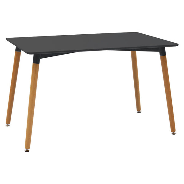 Jedálenský stôl Naxos 120x75x80 cm (čierna