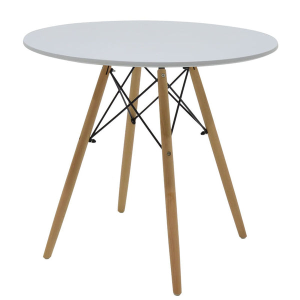 Jedálenský stôl Jardin 80x73x80 cm (biela