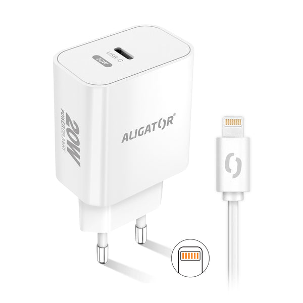 Nabíjačka a USB-C/Lightning kábel Aligator